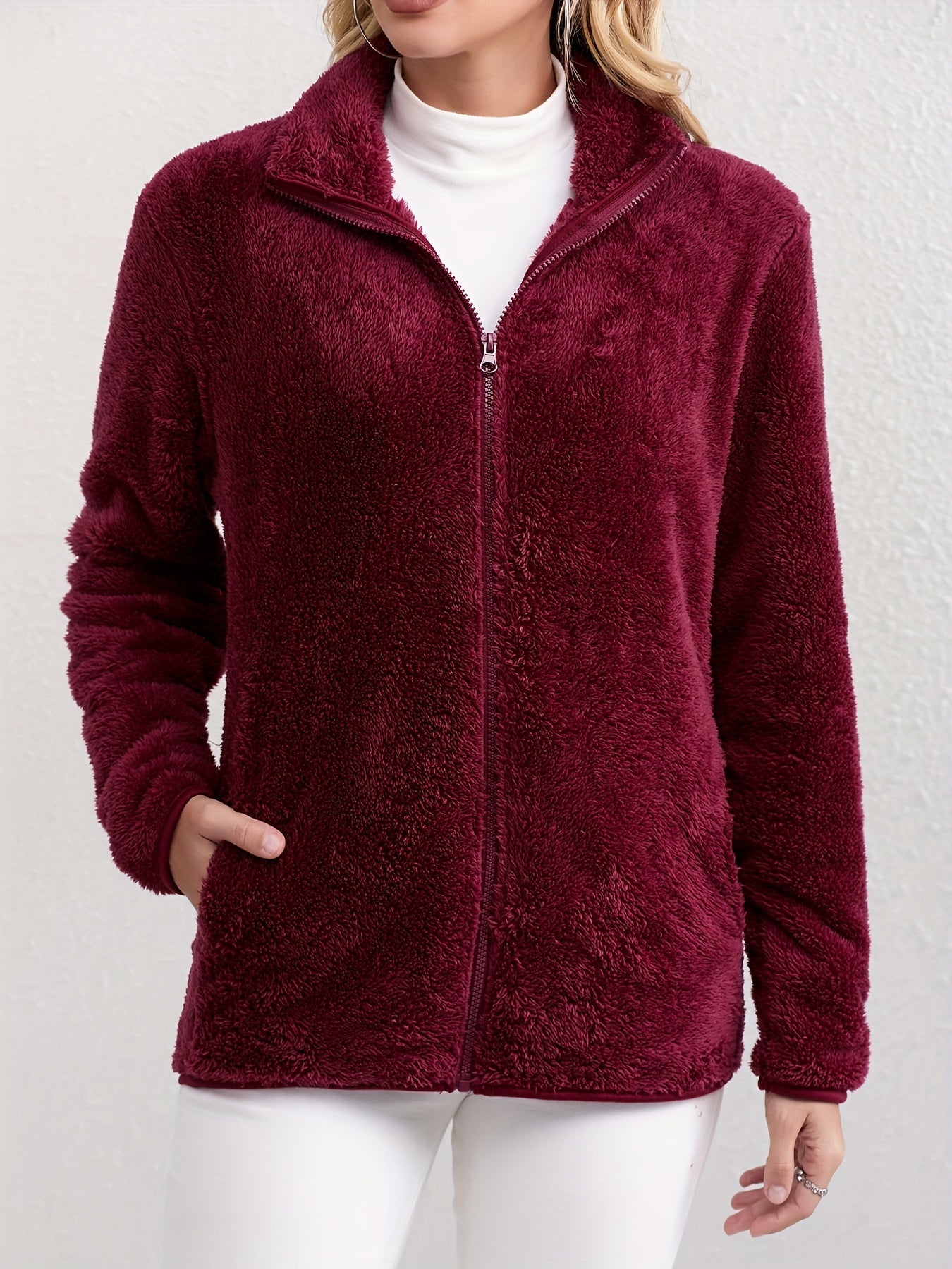 Sanne Teddy Fleece Jacket - Soft and Comfortable for Cold Days