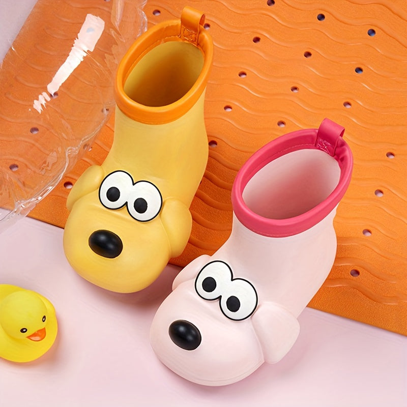 Plush Puppy Rain Boots for Kids - Warm and Playful for Rainy Days