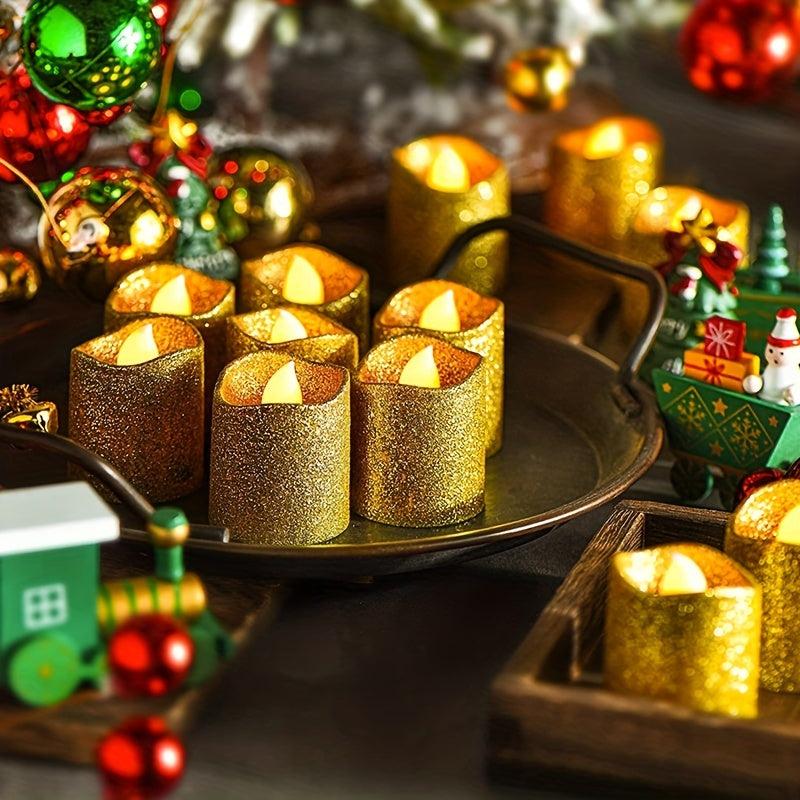 Glittering LED Candles – For a Cozy Atmosphere