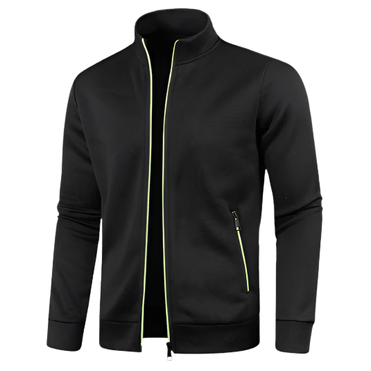 Men’s Lightweight Sports Jacket – Breathable with Stand-Up Collar