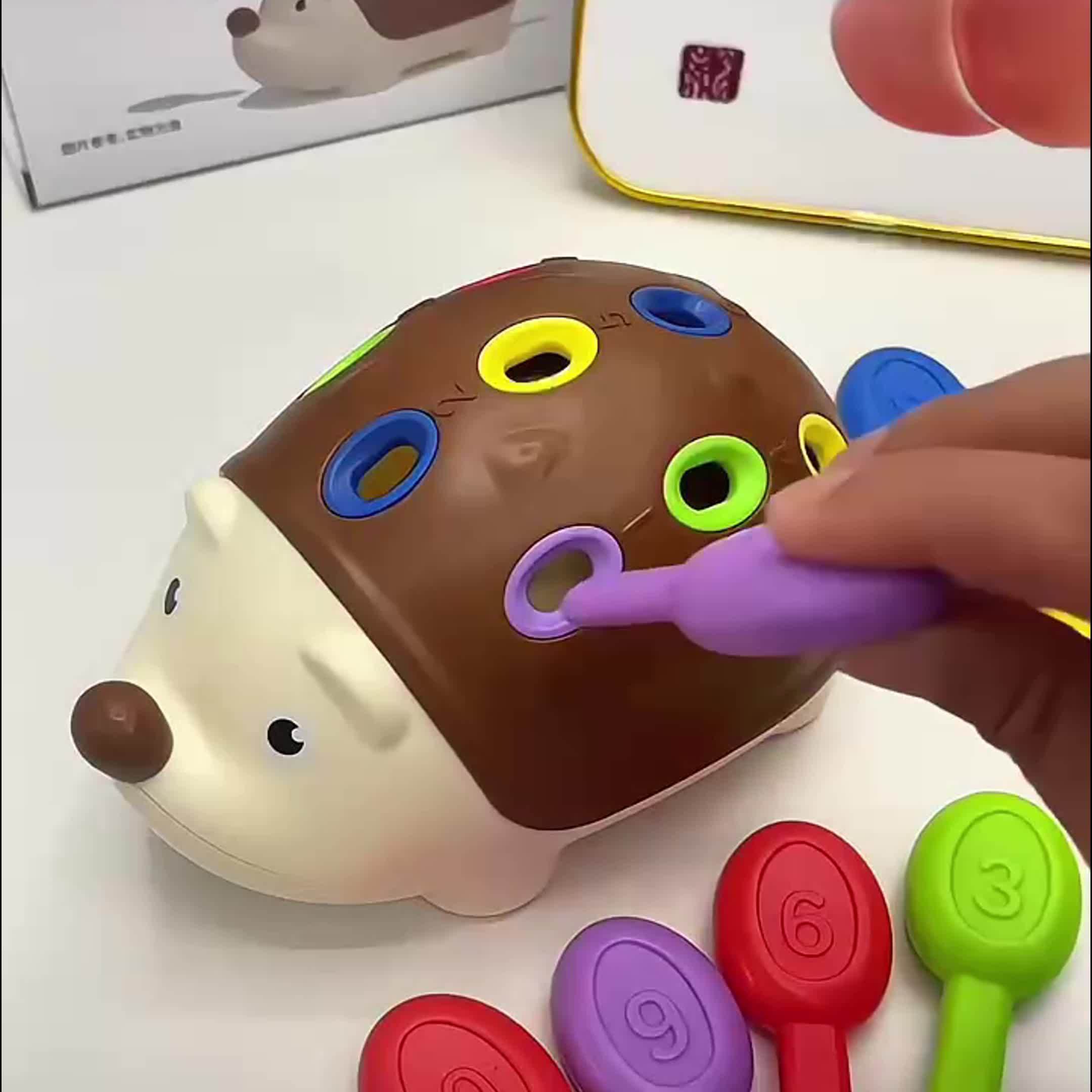 Cute Hedgehog Educational Toy – Learn and Play