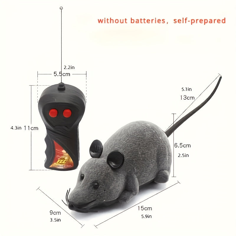 Remote Controlled Rat Toy for Cats – Ideal for Playtime and Pranks