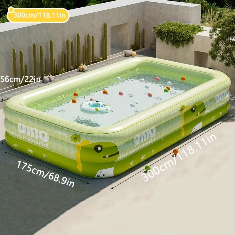Dino Inflatable Pool – Safe, Playful, and Comfortable