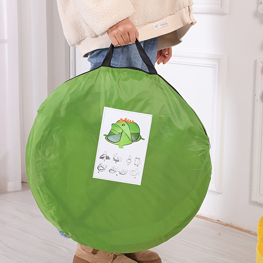 Children’s Dinosaur, Shark & Bear Pop-Up Play Tent Set with UPF 50 – Breathable & Portable for Babies & Toddlers