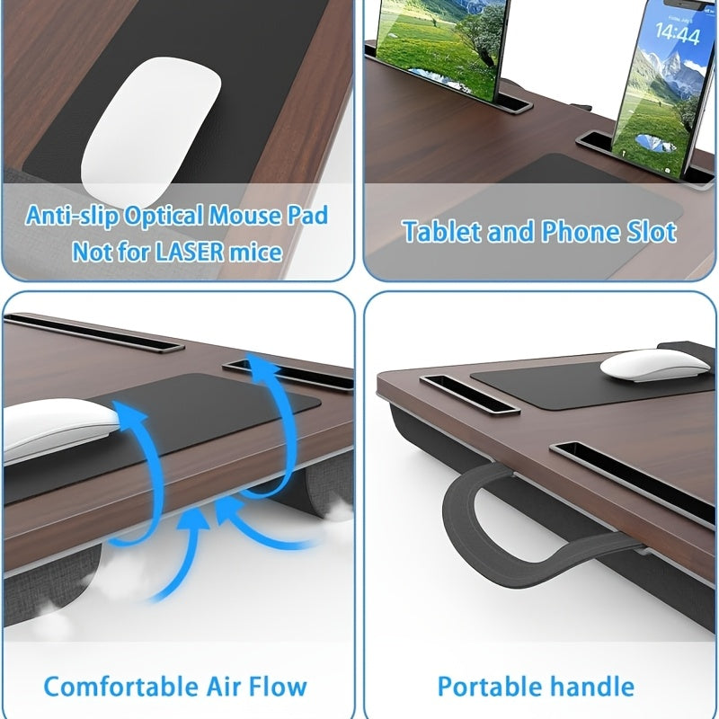 WorkEase Laptop Desk – Comfortable Working Wherever You Want