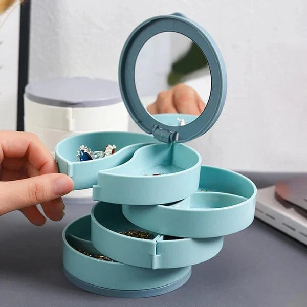 Rotatable Jewelry Storage Box (4 Layers)
