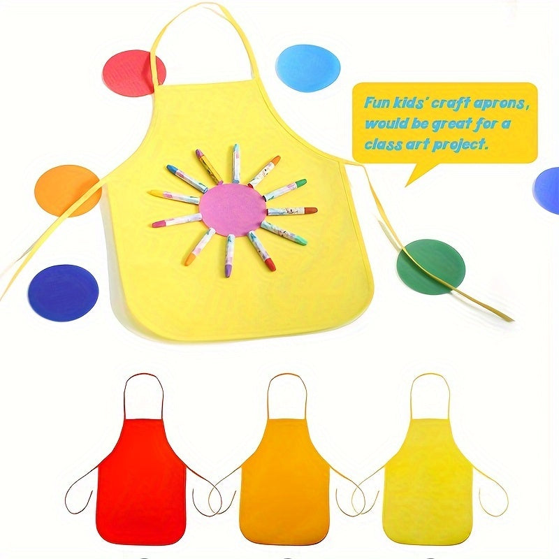 Colorful Kids Apron Set – Perfect for Creative Projects