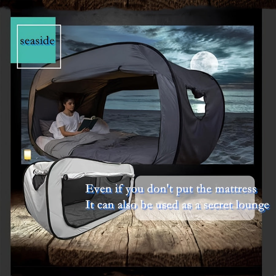 CozyNest Folding Tent Bed – Protection and Rest Within Reach
