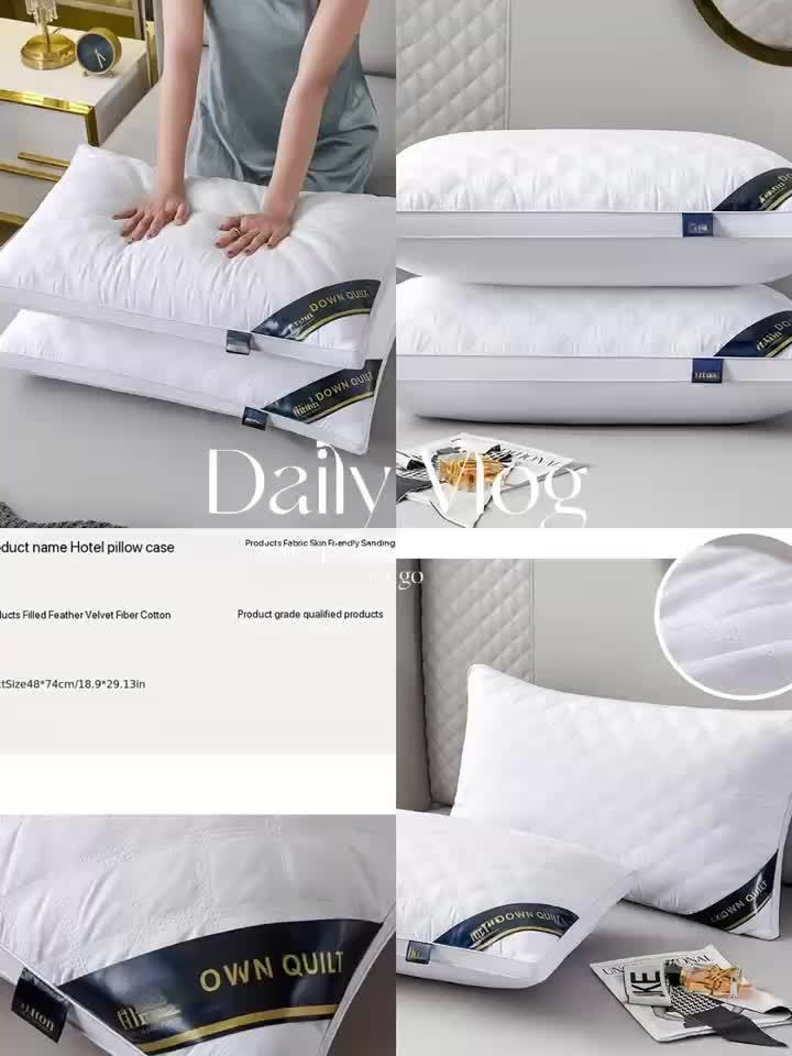 3D Breathable Pillows – Hypoallergenic and Quilted Pillows for Support and Comfort