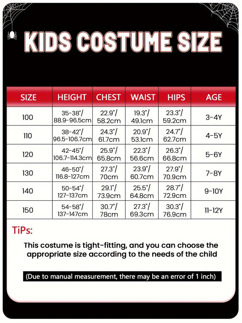 Superhero Spiderman Kid Costume - For Adventurous Dress-Up Parties