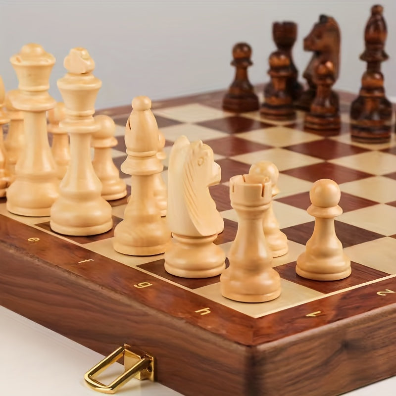 Wooden Chess Set – Elegant and Durable for Competitive Chess and Game Nights