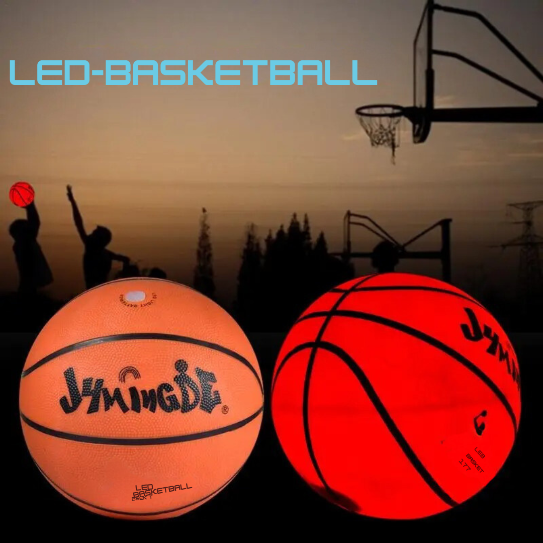 GlowBasket LED Basketball - Play in the Dark, Shine in the Light