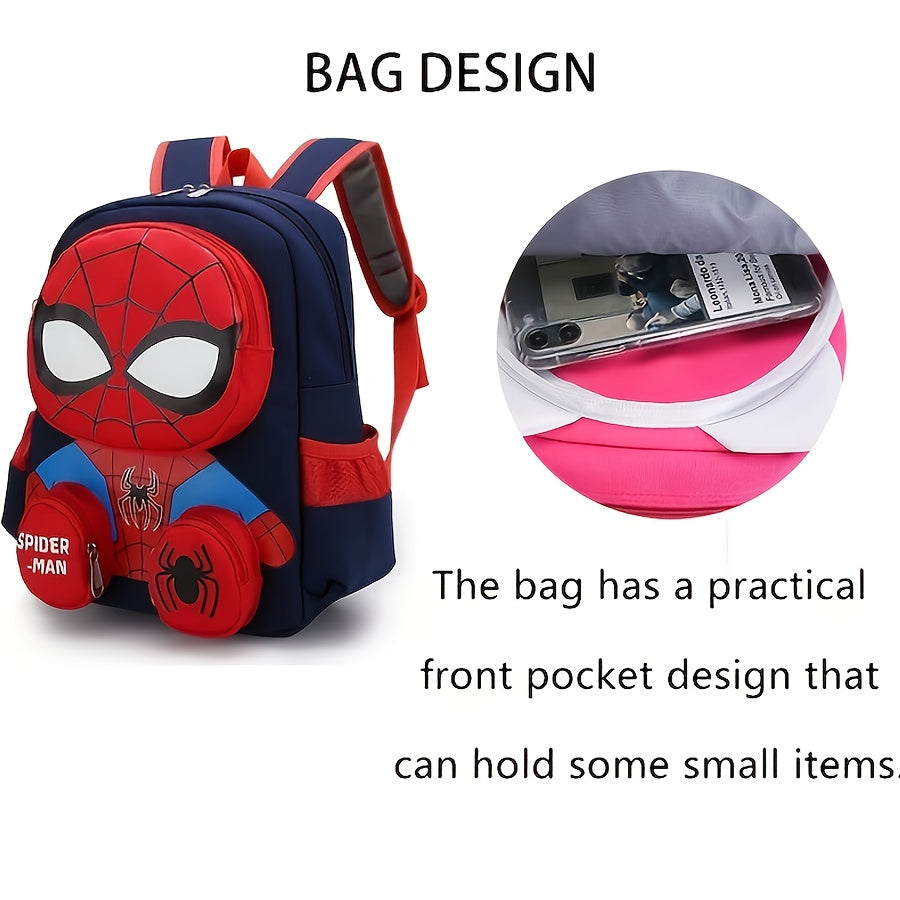 Spider-Man Backpack with Large Capacity – Great Gift for Kids, Perfect for School and Adventures