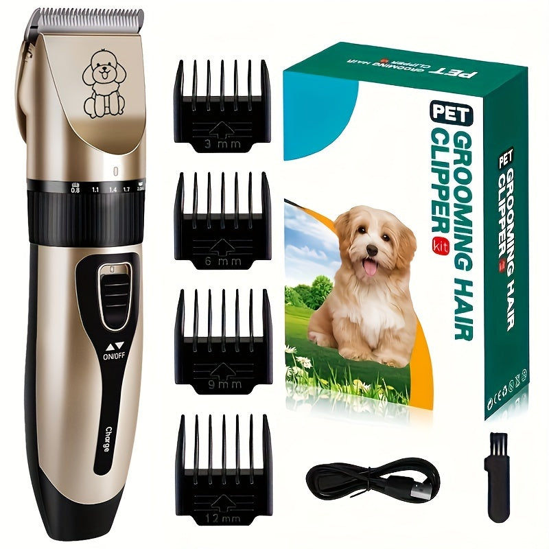 Wireless Pet Groomer – USB Rechargeable and Quiet for Dogs and Cats
