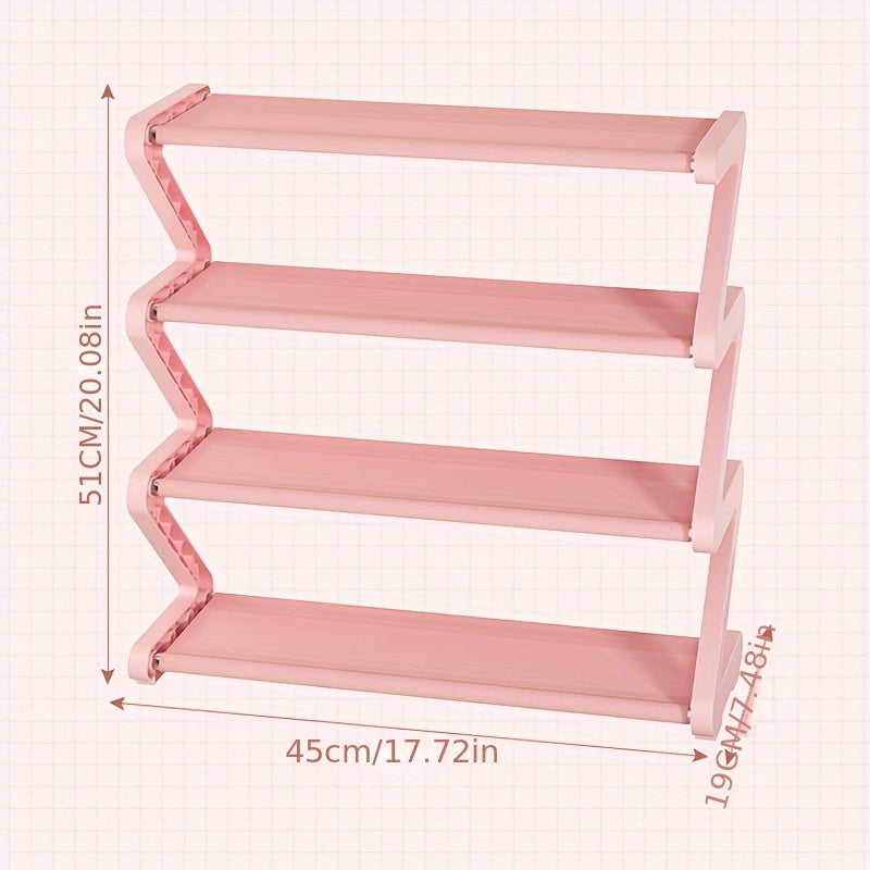 ZigZag ShoeRack - Stylish and Space-Saving Shoe Organizer