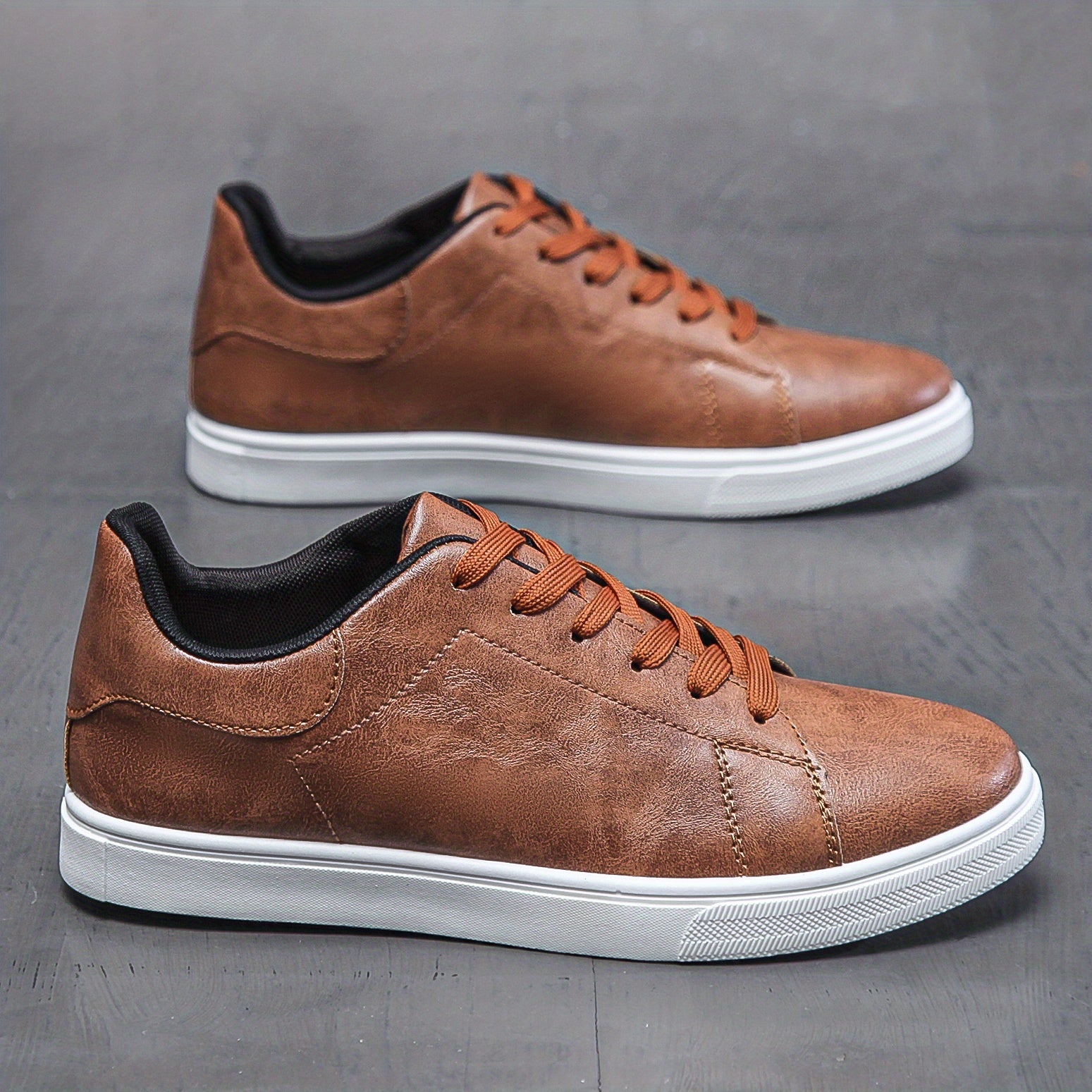 Men's Casual Lace-Up Sneakers – Comfortable and Modern for Spring and Summer