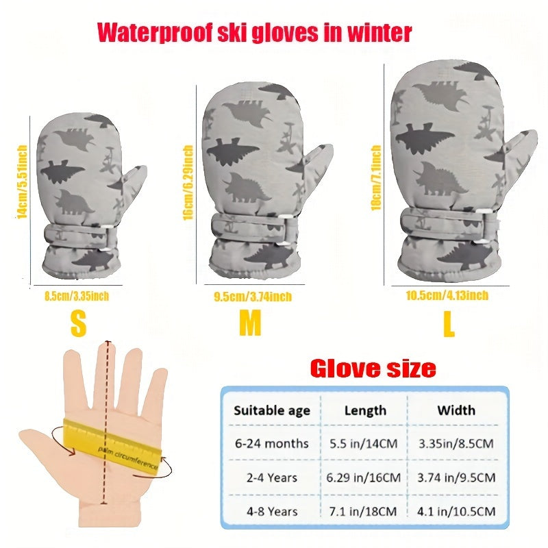 Dino Winter Gloves - For Warm Adventures in the Snow