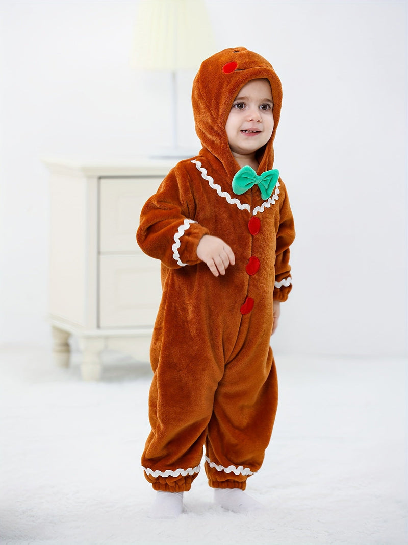Gingerbread Man Romper for Kids - For Festive Coziness