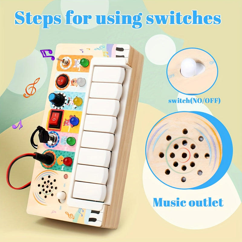 Educational Music Playboard for Children - Learning and Playing with Sound and Lights
