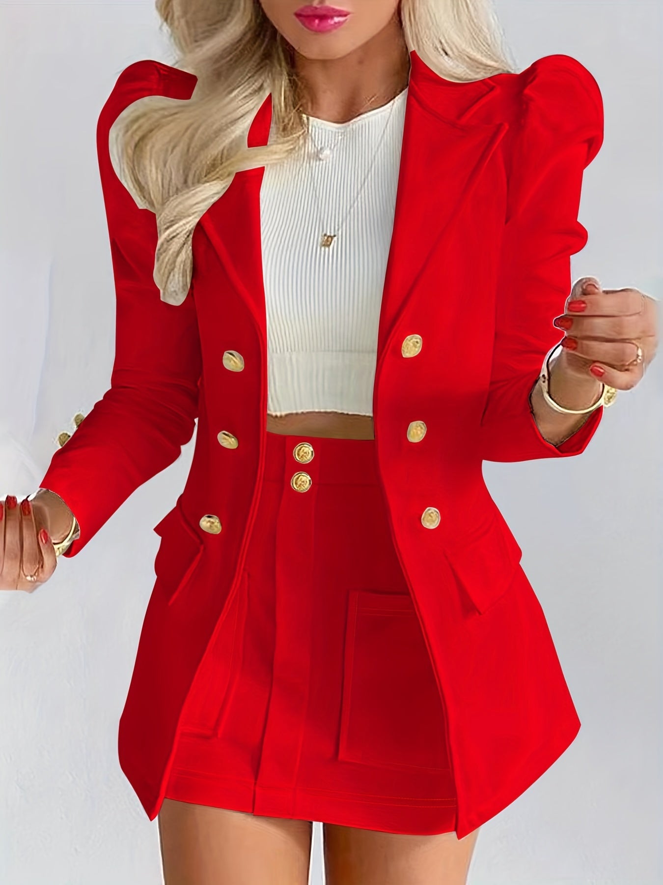 Chic Blazer Set - Elegance and Style in One