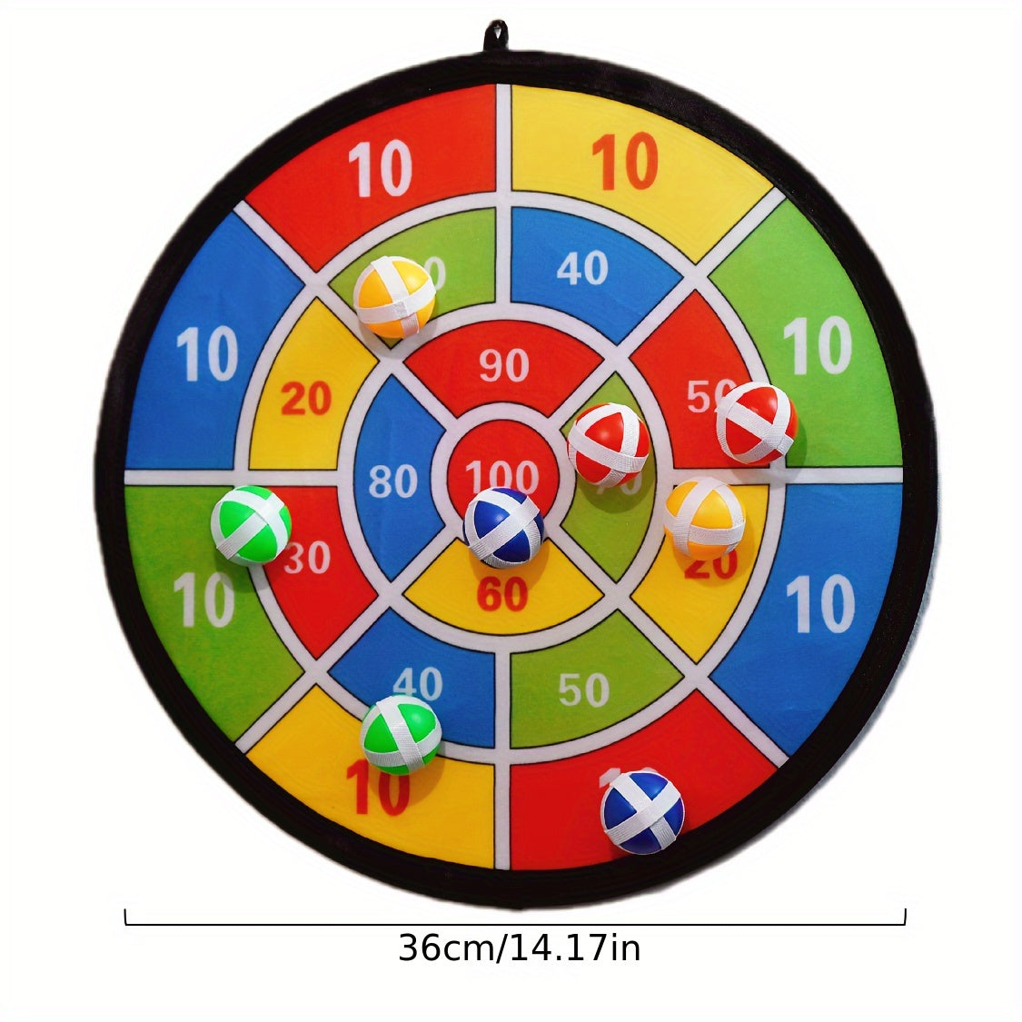 Sticky Dart Ball Set - Interactive Family Dartboard Game for Indoor and Outdoor Use