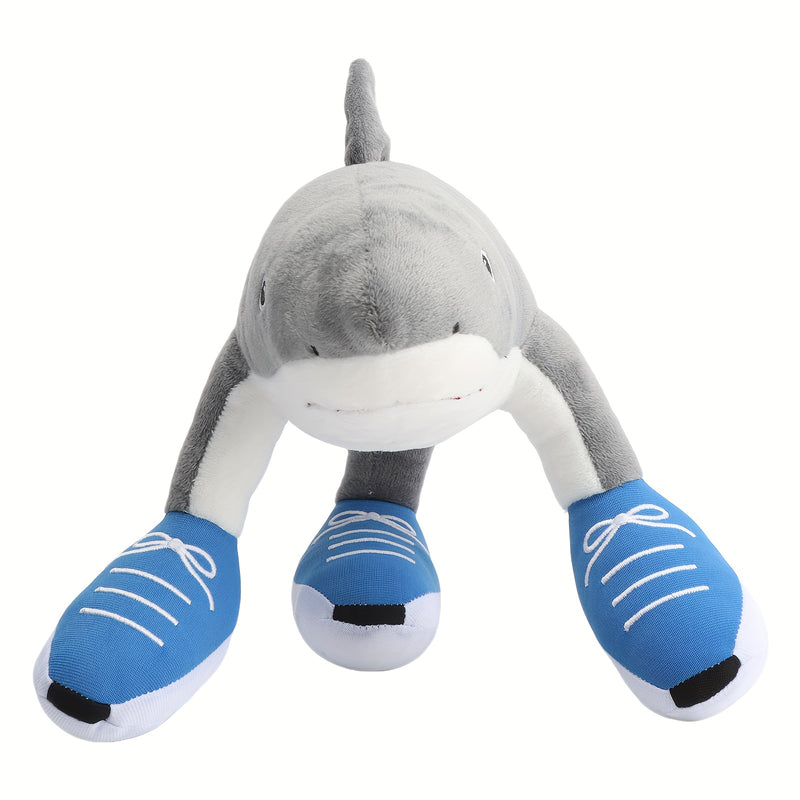 Sneaker-Wearing Plush Shark – Soft Tung Tung Sahur Character Toy