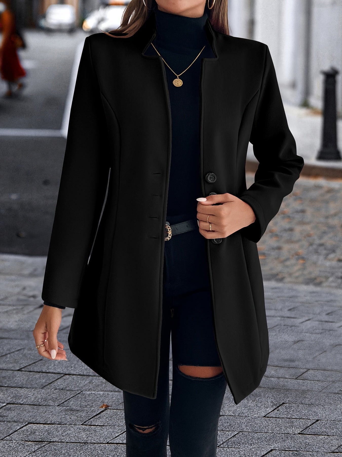 Sophie Elegant Overcoat - Stylish and Protective for Cold Days