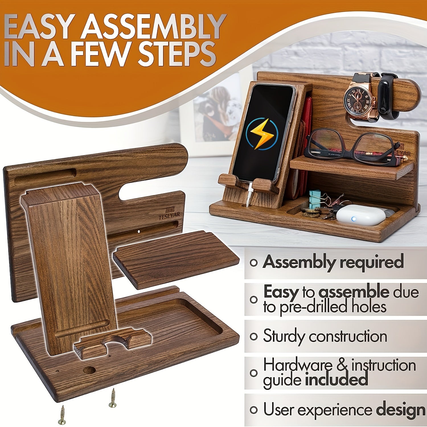 Stylish Wooden Storage Stand – For an Organized Space