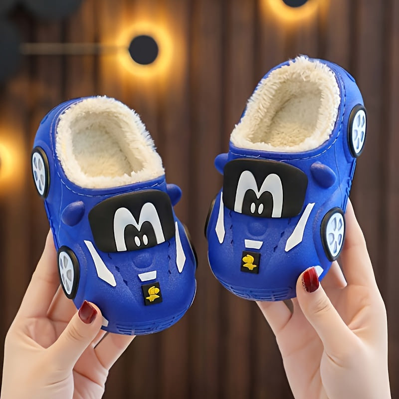 Joyful Car Slippers for Kids - Playful and Comfortable for Home