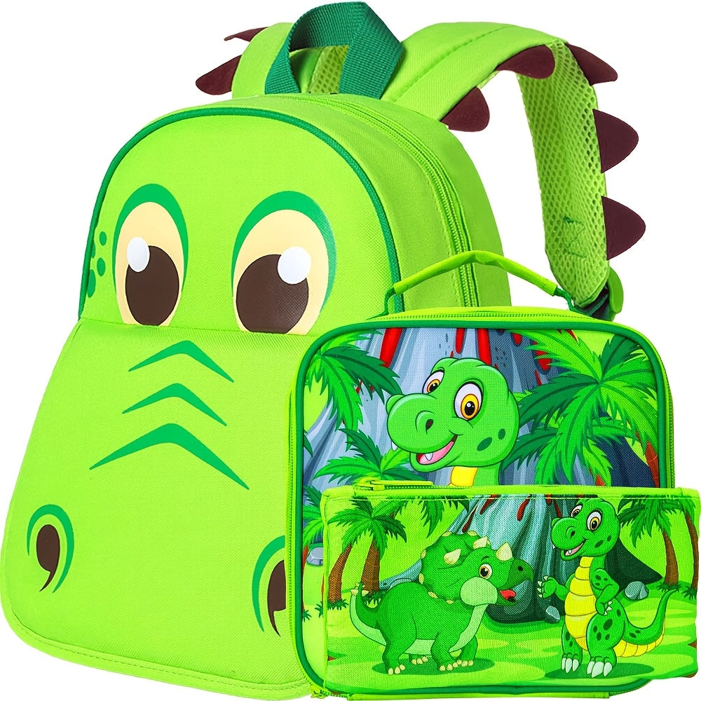 Cute Dinosaur Backpack for Kids – Spacious and Comfortable School Bag
