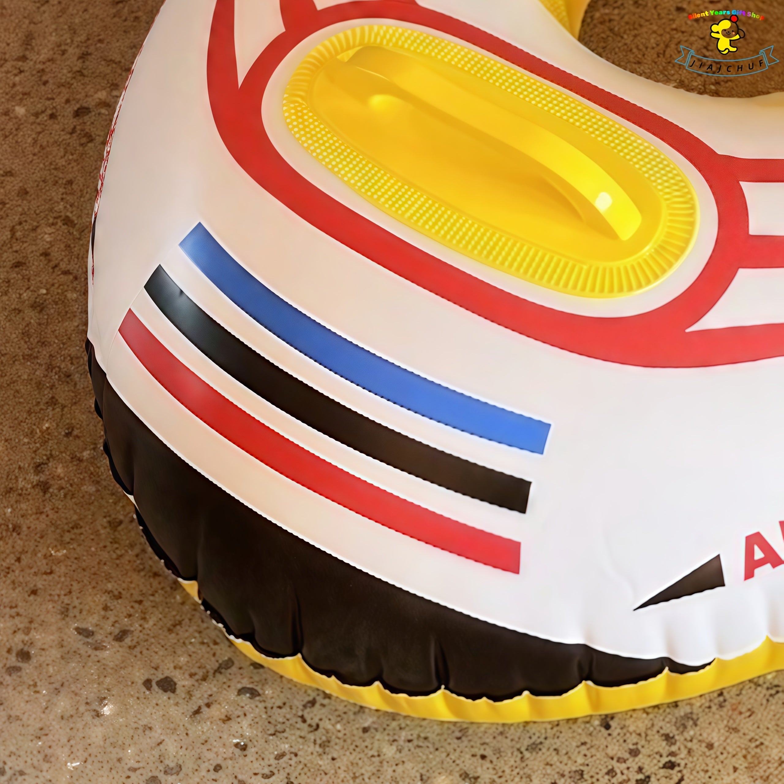 Inflatable Airship Swim Ring for Babies & Parents – Durable & Playful