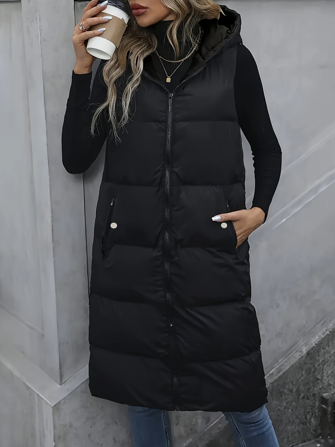 Eva Puffy Vest - Stylish and Warm for Women in Autumn and Winter