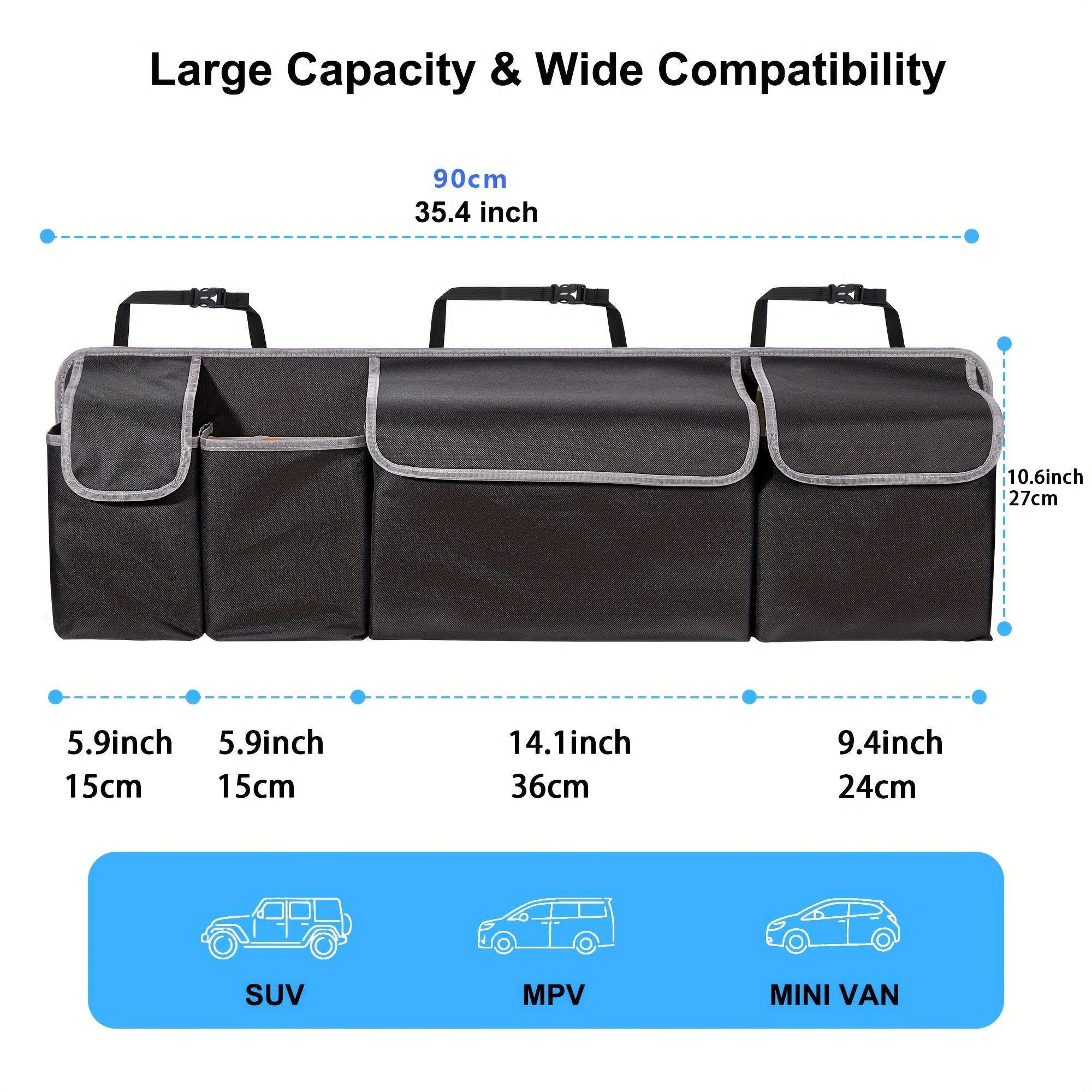 Car Seat Organizer – Practical Solution for Vehicle Storage with Large Capacity