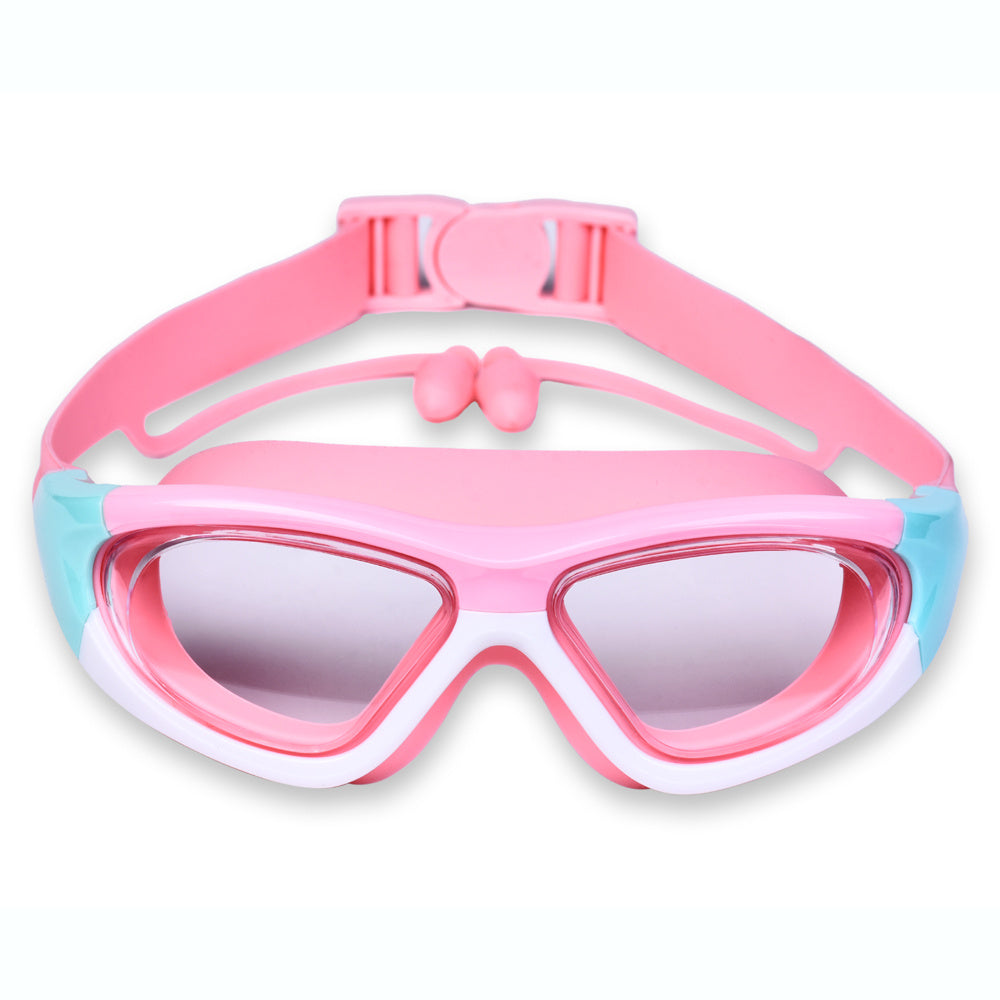 Kids Swim Goggles with Large Frame – Comfortable & Anti-Fog for Swimming Fun