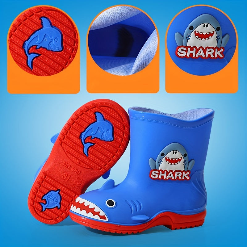 Sharky Rain Boots for Kids - Playful Waterproof Protection