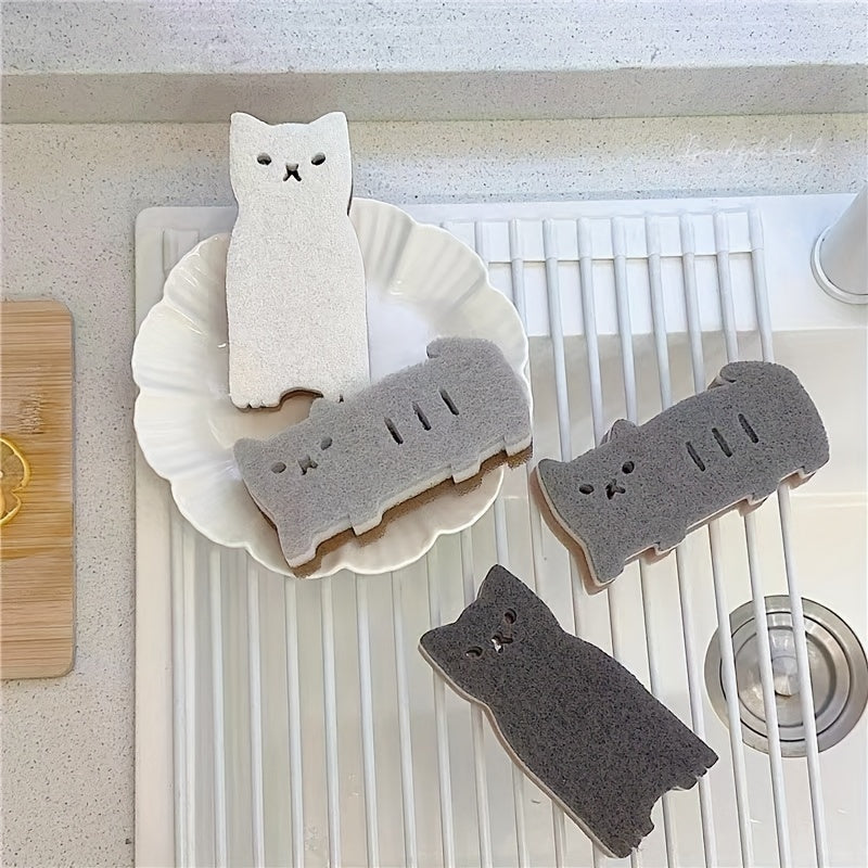 Purrfect Clean Cat Sponge Set – Durable, Cute, and Super Functional