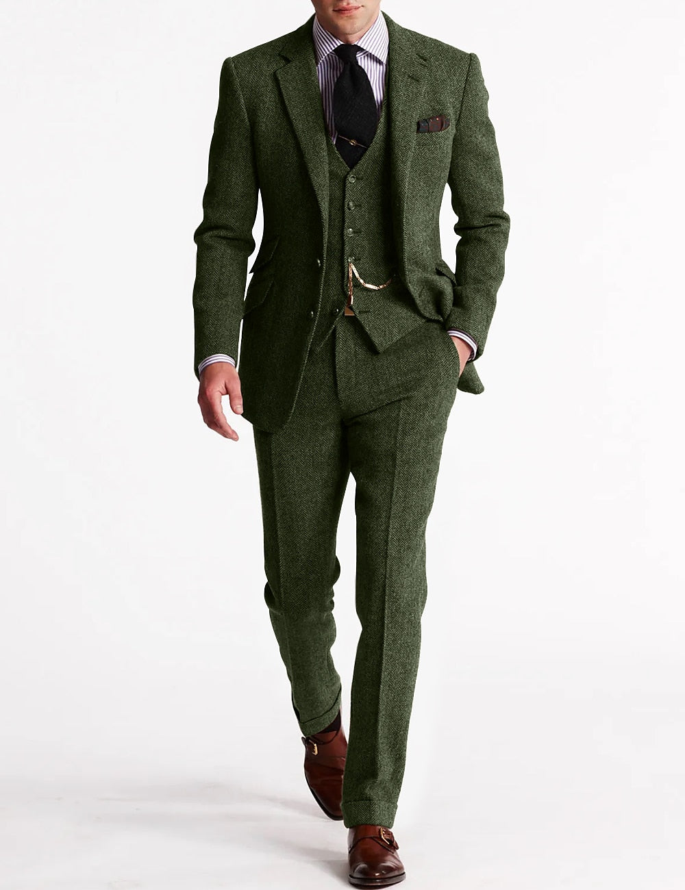 Vintage 3-Piece Men's Suit – Perfect for Parties and Formal Occasions