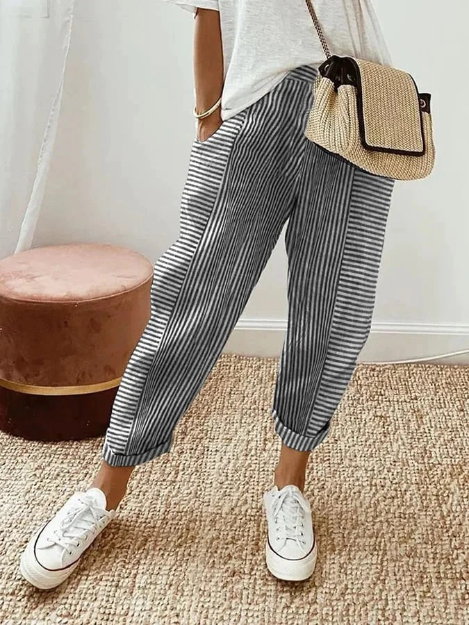 Mila Striped Pants – For a trendy and comfortable look
