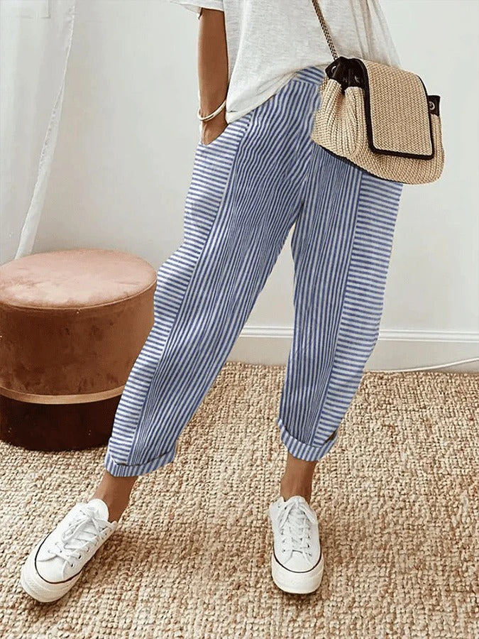 Mila Striped Pants – For a trendy and comfortable look
