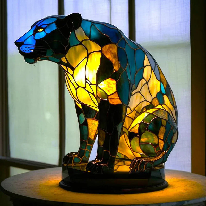 Artistic Glass Mosaic Animal Lamp – Color and Atmosphere in Your Home