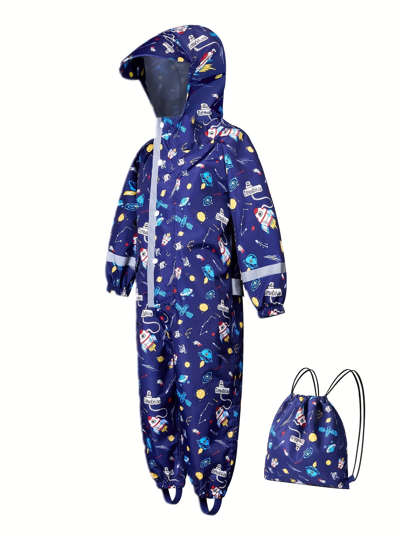 Cheerful Waterproof Rain Overall for Children – Breathable and Comfortable for Outdoor Activities