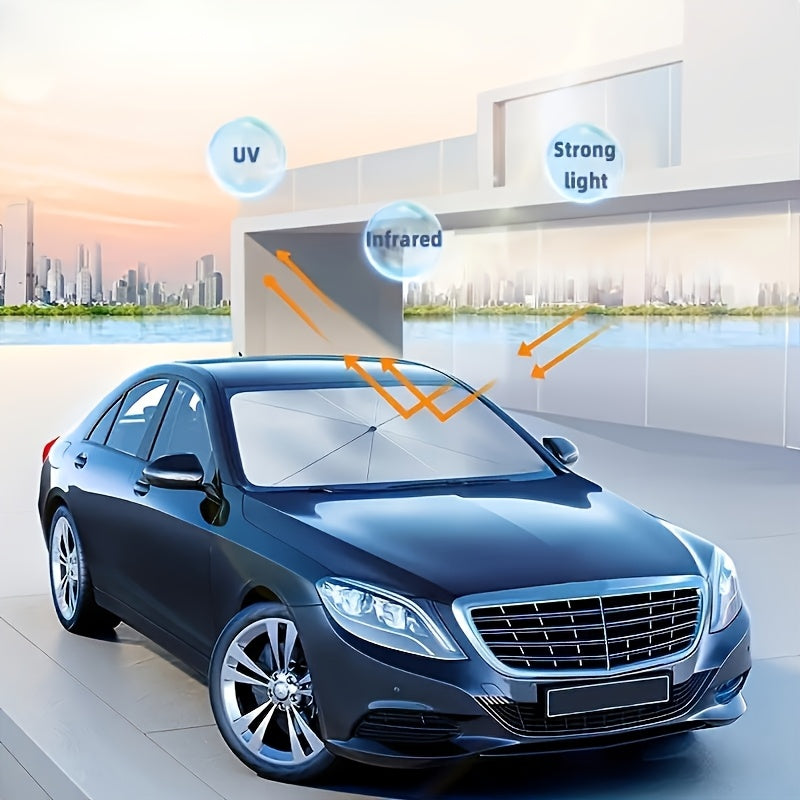 Compact Foldable Sunshade – Effective Windshield Protection