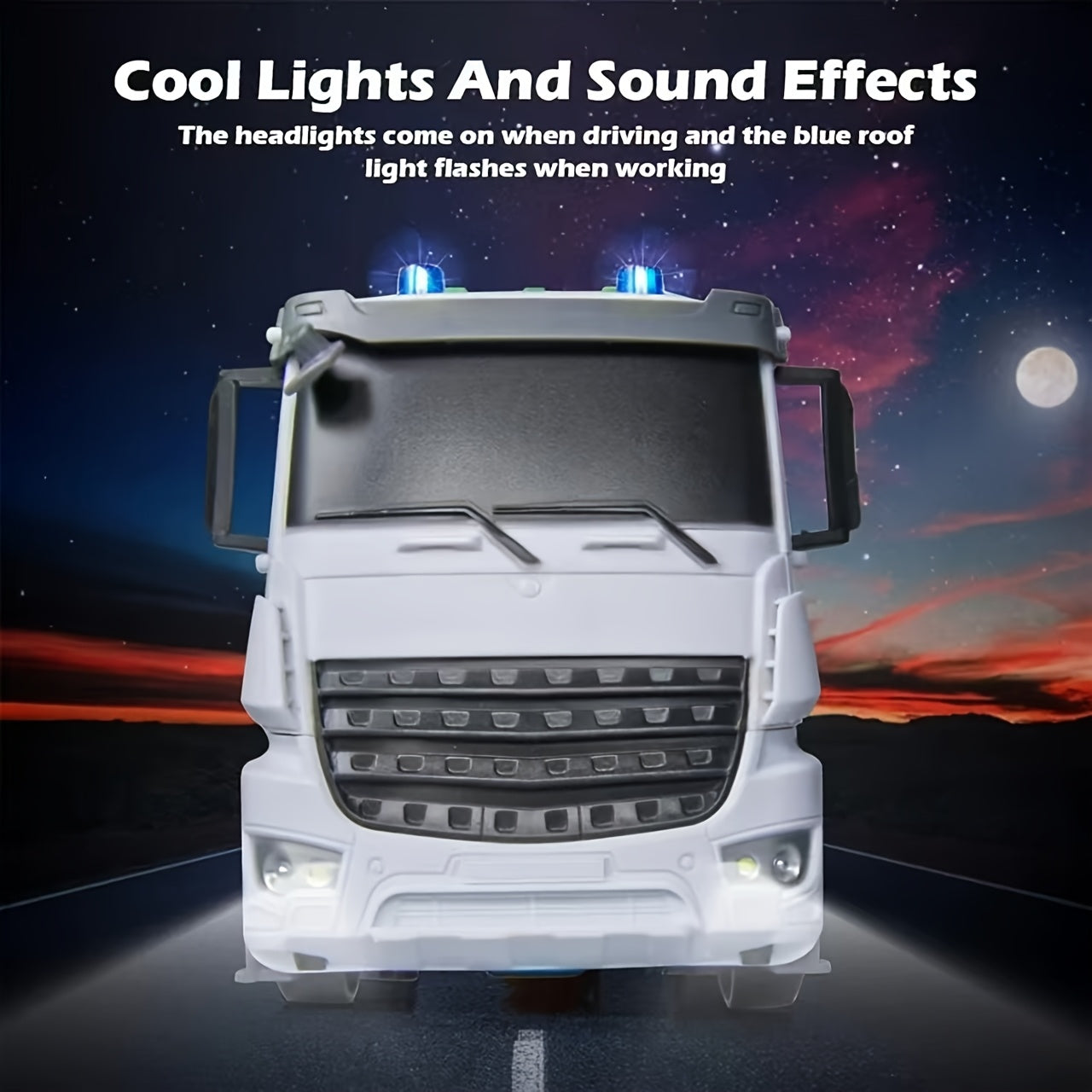 EcoTruck RC Garbage Truck - Realistic Toy Truck with Lights & Sounds