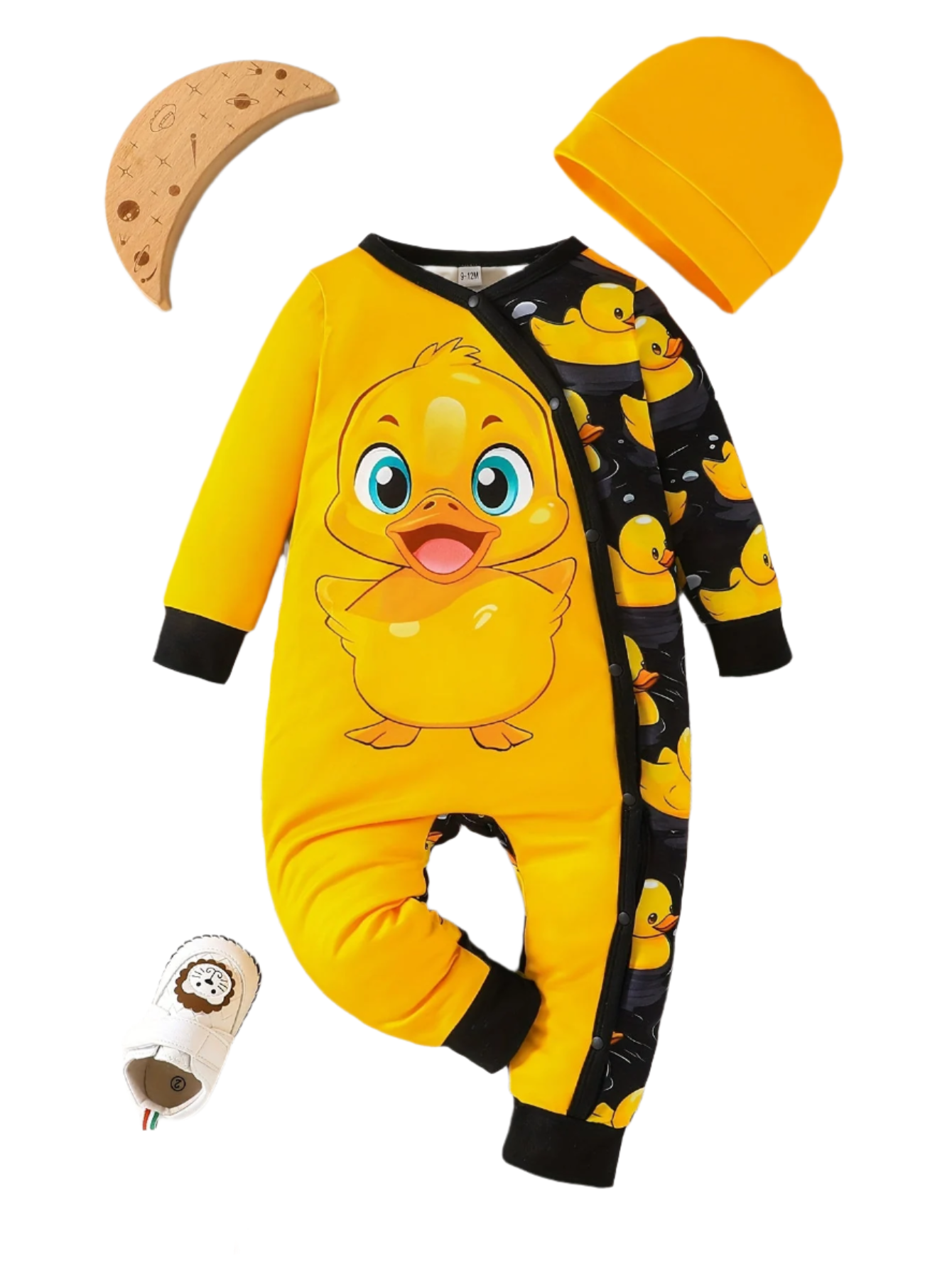 Cheerful Duck Overall for Babies - For Comfortable Playtime