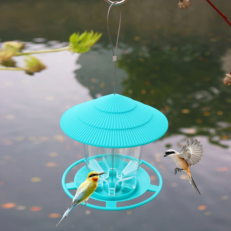 Mushroom-Shaped Bird Feeding Station – Handy and Decorative for Gardens and Outdoor Spaces