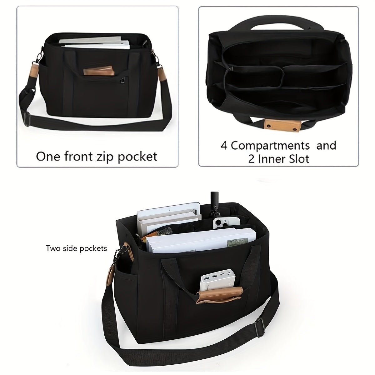 ComfortCarry Women's Tote Bag – Lightweight with Removable Strap and Plenty of Storage