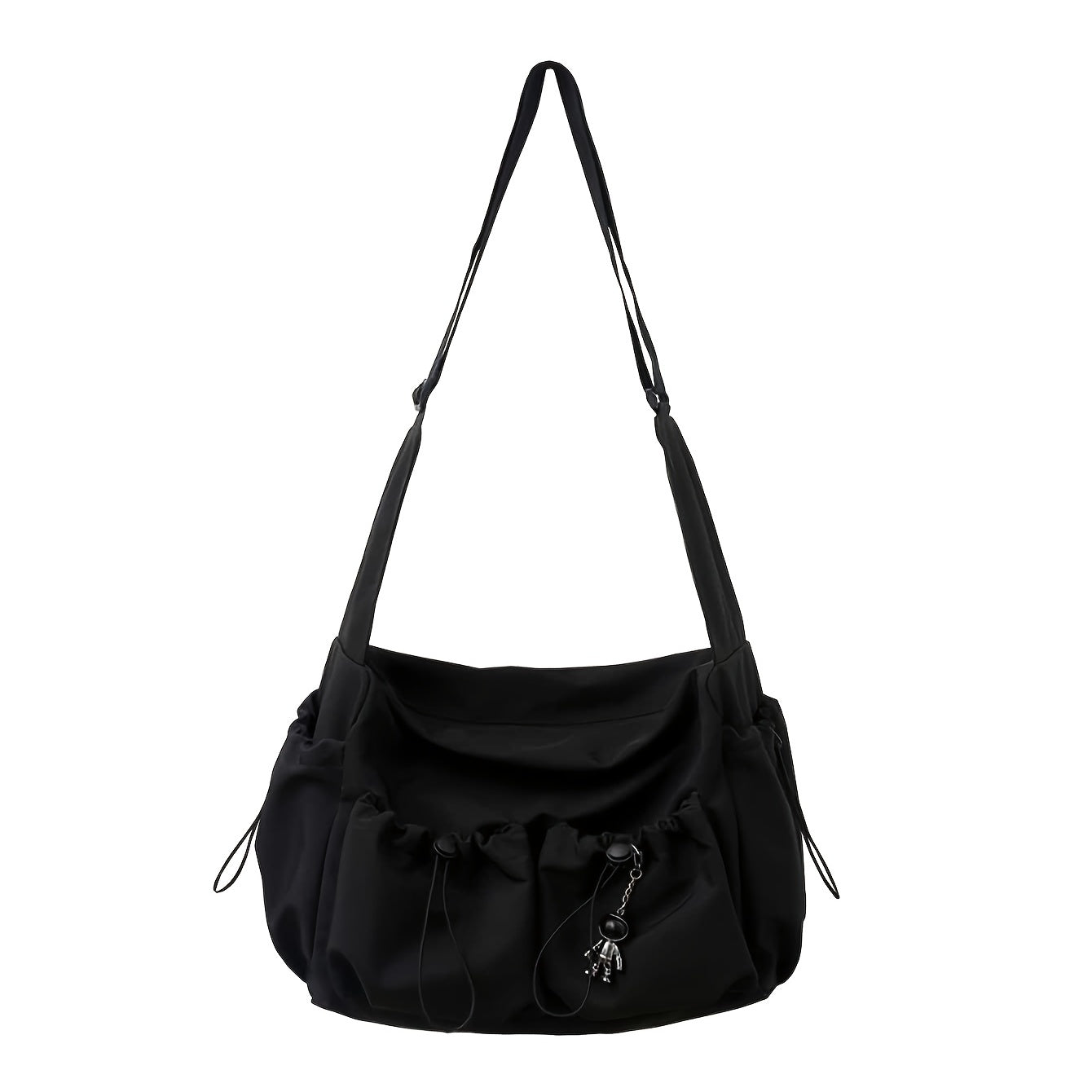 UrbanEase Crossbody Bag – Drawstring Shoulder Bag with Large Capacity