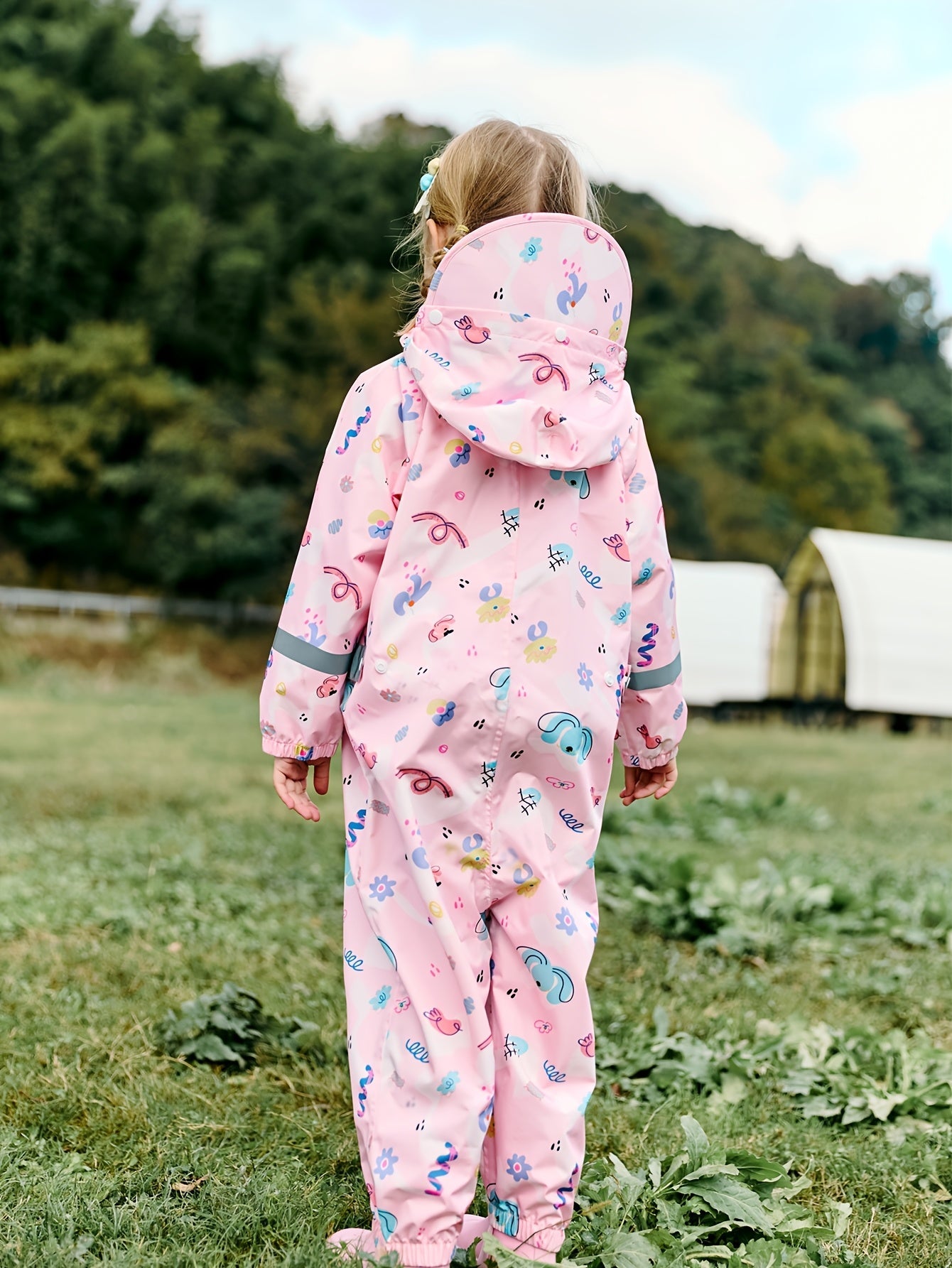 Cheerful Waterproof Rain Overall for Children – Breathable and Comfortable for Outdoor Activities