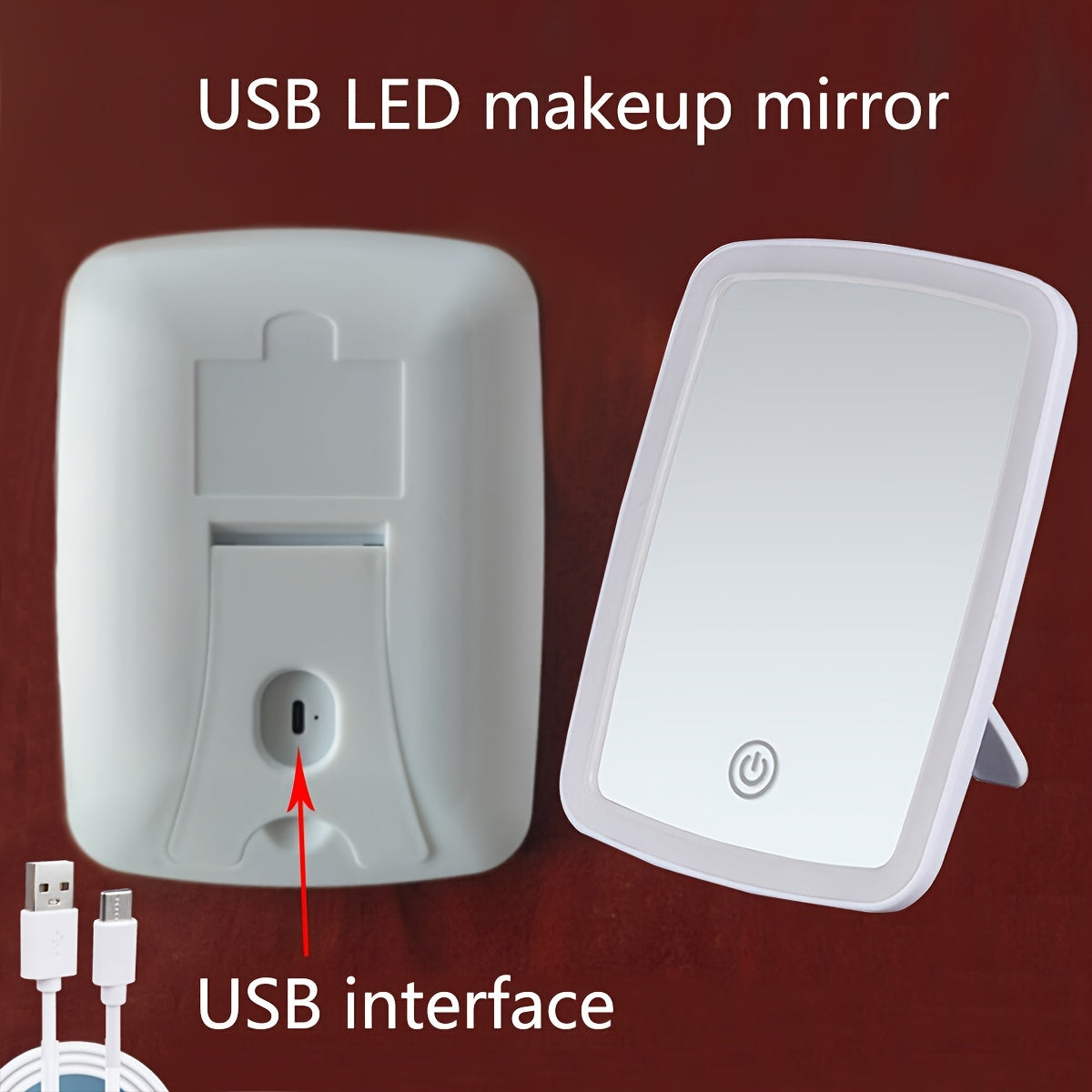 GlowPerfect LED Makeup Mirror - Lighting and Style in One