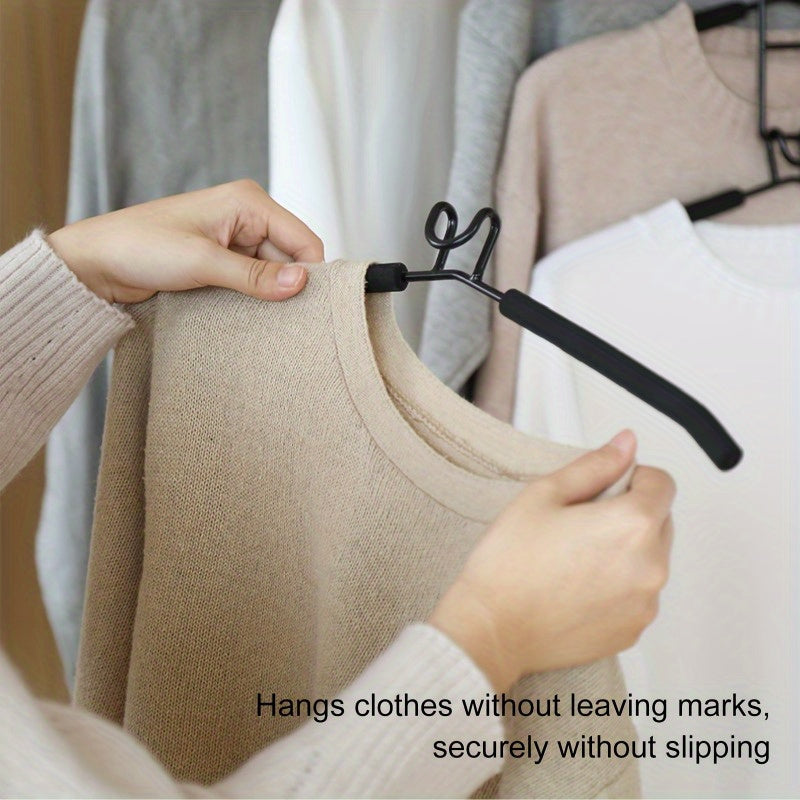 Multi-Layer Hanger Set – 5-in-1 Space-Saving Organizer with Non-Slip Foam Pads